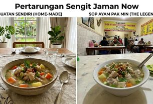 Sop ayam rumahan vs sop ayam pak min
