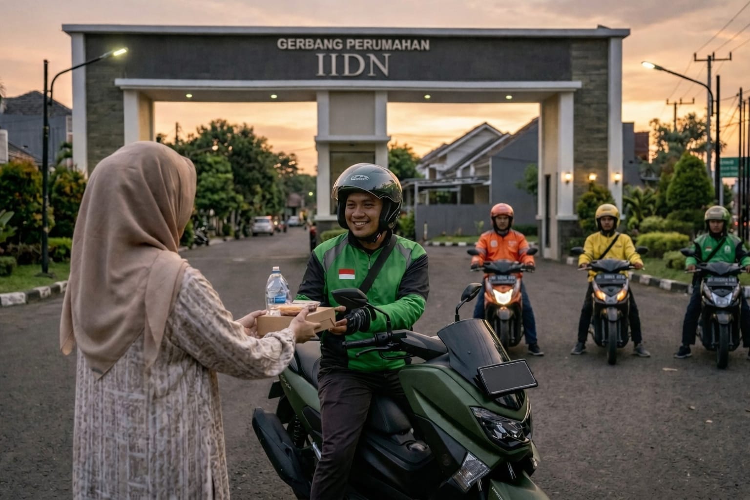 Senyum mereka adalah bahagiaku, berbagi takjil